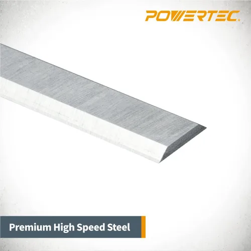 Vista 3 de POWERTEC Cuchillas cepilladoras de 12-1/2 pulgadas para cepilladora Wilton 99178, 34463, juego de 2 (128184)