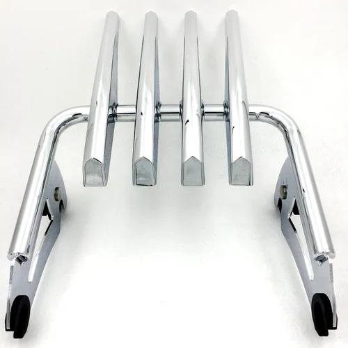 Vista 2 de Portaequipajes cromado desmontable compatible con H-D Harl Touring FLHR FLTR 2009-2018