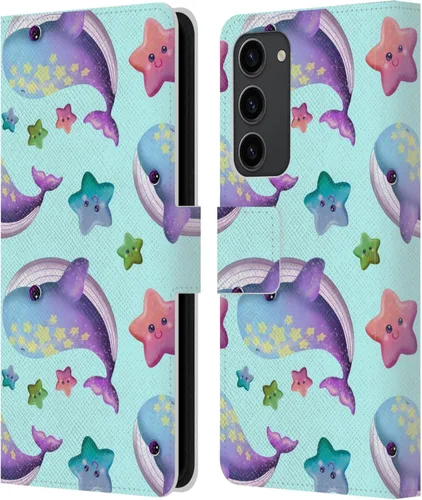 Vista 235 de Head Case Designs Officially Licensed Carla Morrow Colorful Space Dice Patterns Leather Wallet Case Compatible with Samsung Galaxy A07 4G