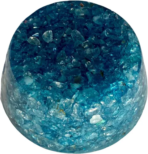 Vista 23 de Tiger's Eye Crystal Tower Buster Orgone Generator Energy Accumulator PERFECT GIFTING TOOL!!!! Made using Advance Harmonics Orgonite Many Beautiful