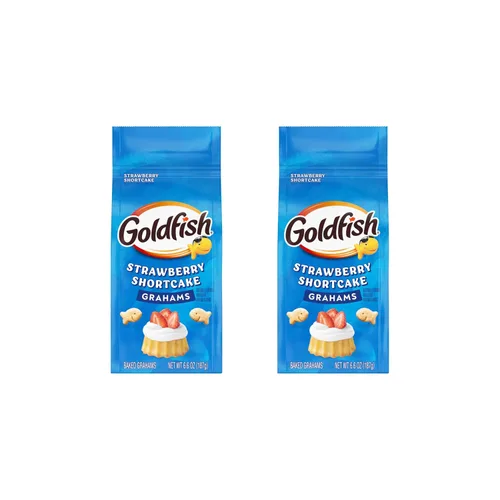 Vista 11 de Goldfish Grahams Galletas Snack Horneadas Sabor Rollo de Canela, Bolsa de 6.6 Oz