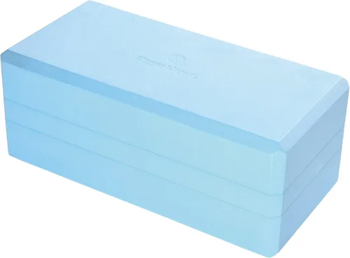 Vista 2 de Hugger Mugger Bloque de yoga de espuma grande de 5 pulgadas - Tamaño extra grande, espuma densa, soporte confiable, bordes biselados para mayor