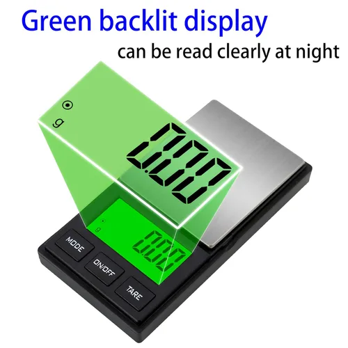Vista 5 de Báscula digital de bolsillo, escala de gramos, 35.27 oz x 0.00 oz, báscula de alimentos, báscula de joyería, báscula de café, báscula de cocina