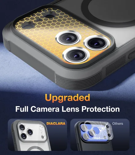 Vista 160 de DIACLARA - Funda transparente compatible con iPhone XR 6.1 pulgadas 2018