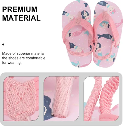 Vista 6 de 1 par de sandalias para niñas, sandalias para niñas, sandalias para niños, sandalias de verano, sandalias de playa, sandalias de verano para bebé