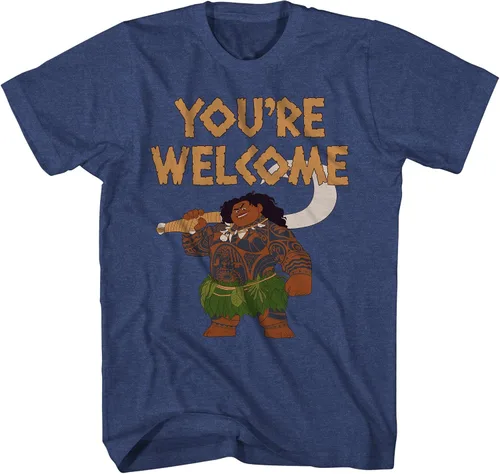Vista 2 de Disney Camiseta Moana Maui Youre Welcome Carbóm jaspeado