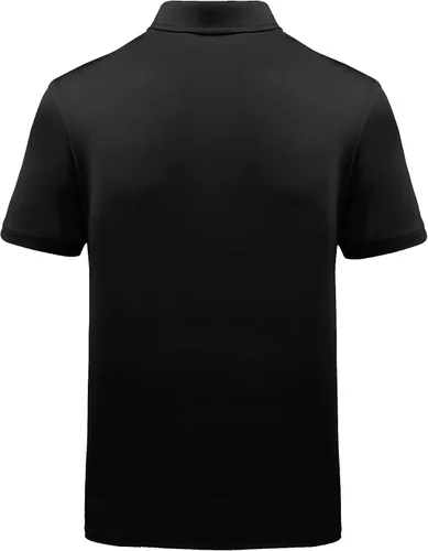 Vista 3 de OneDog Polo de manga corta para hombre, casual, deportivo, absorbe la humedad, ajuste regular, para golf, cuello de golf, camiseta de tenis