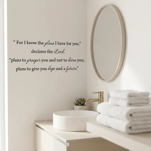 Vista 6 de Decalgeek vinilo de pared con frases inspiradoras (22,5 x 20,3 cm) color negro