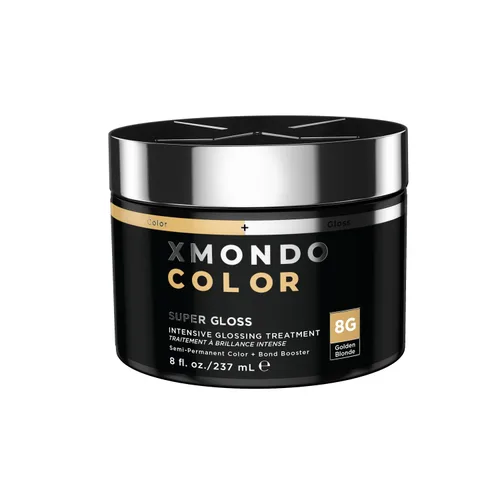 Vista 10 de XMONDO Máscara de Depósito de Color Rubio Ceniza y Tinte Semipermanente para el Cabello Super Brillo Infundido con Potenciadores de Enlaces