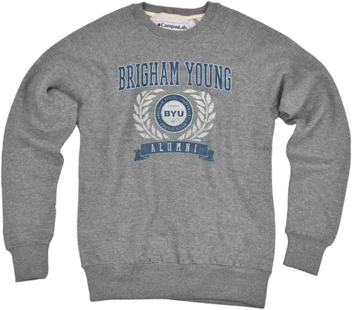 Vista 35 de Campus Lab Collegiate Classic Alumni Seal - Sudadera unisex con cuello redondo para adultos