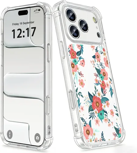 Vista 19 de OOZ Funda de cristal para iPhone 11 Pro (2019) de 5.8 pulgadas, bonita funda protectora transparente, seductor patrón de mariposa morada, suave a