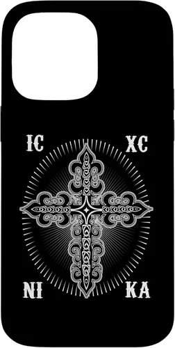 Vista 21 de IC XC Nika Cross Christogram Orthodox Christian Case for iPhone 17