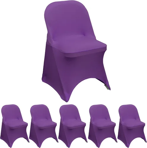 Vista 20 de YOUR CHAIR COVERS - Funda para silla plegable de elastano elástica, color negro