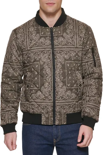 Vista 10 de Levi's Men's Diamond Quilted Bomber Jacket