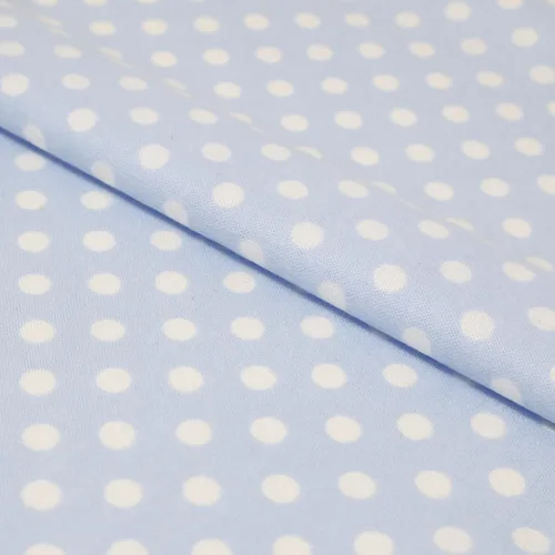 Vista 2 de Stitch & Sparkle 70% rayón de bambú/30% algodón, 42/44 pulgadas de ancho, ultra suave, transpirable, tela de costura para mantas, ropa y Polkadot