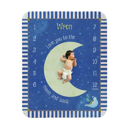 Vista 16 de I See Me! Manta Sherpa personalizada – Poliéster/Sherpa – 50 x 60 pulgadas – Rojo – Impresión de letras – Apellido de la abuela y hasta 20 nombres