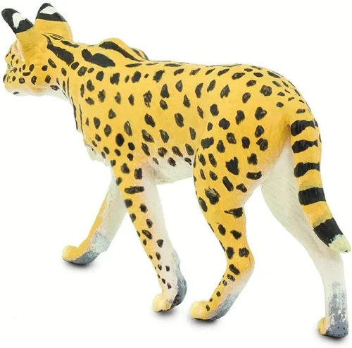 Vista 3 de Safari Ltd. Estatuilla Serval – Figura detallada de plástico de 3.75 pulgadas – Divertido juguete educativo para niños, niñas y niños a partir de 3