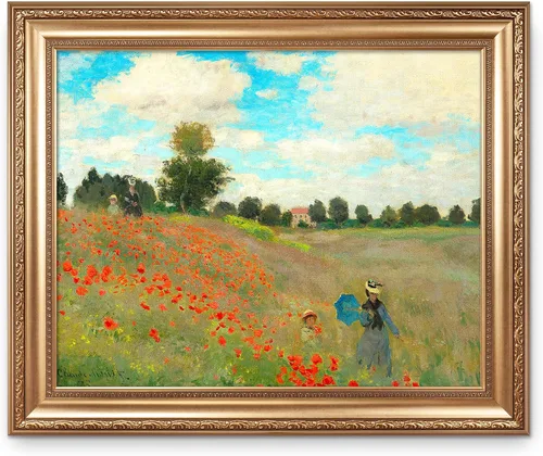 Vista 247 de A&T ARTWORK Antibes Seen from The Salis Gardens de Claude Monet Las Obras de Arte Clásico Mundial Reproducciones, Impresiones de Arte en Lienzo