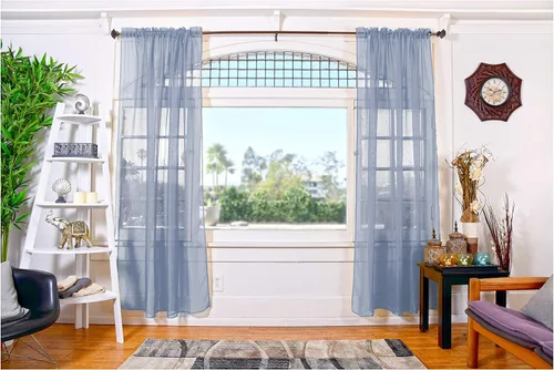 Vista 85 de All American Collection - cortinas Doli transparentes, 2 unidades Blanco