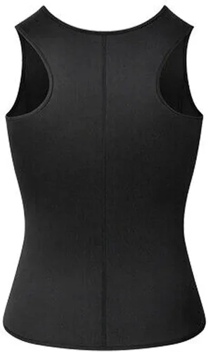 Vista 2 de Ymosrh Camiseta adelgazante para hombre, chaleco de compresión térmica, camiseta sin mangas muscular, tallas S-2XL