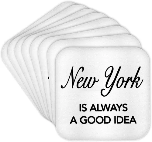 Vista 8 de 3dRose Posavasos para azulejos de cerámica, New York is Always a Good idea, juego de 4 (CST_163815_3)
