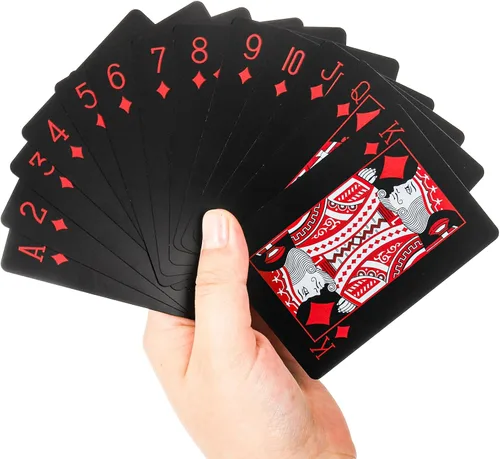 Vista 7 de Pumtus 6 barajas de cartas de póquer impermeables, cartas de plástico de PVC, naipes de índice estándar con caja de regalo, cartas de truco