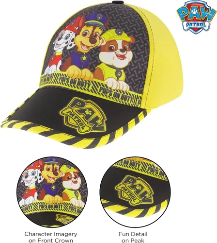Vista 3 de Nickelodeon Baseball Cap, Paw Patrol Marshall Adjustable Toddler 2-4 Or Boy Hats for Kids Ages 4-7