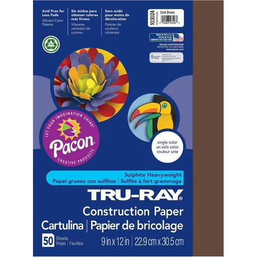 Vista 2 de Papel de construcción Tru-Ray Heavyweight