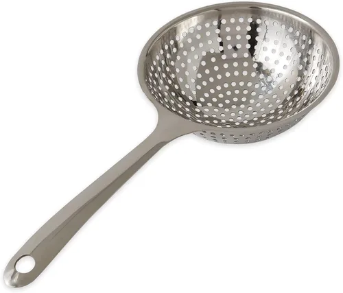 Vista 10 de RSVP International Endurance Kitchen Collection - Herramientas coladoras perforadas, cucharón, acero inoxidable 18/8