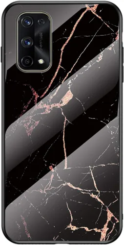Vista 11 de IVY Funda de mármol de vidrio templado para Oppo Realme X7 Pro Case - C