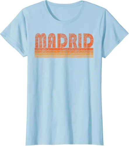 Vista 22 de clásico Retro Madrid playera, hombre 3XL, Asphalt Negro