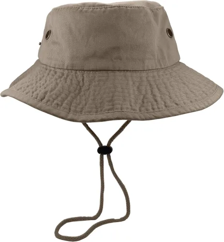 Vista 4 de Gelante 100 Cotton Stone-Washed Adjustable Bucket Safari Booney Sun Hats