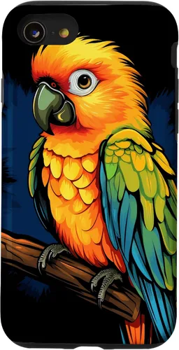 Vista 18 de Sun Conure - Funda para iPhone 17, diseño de pájaro tropical