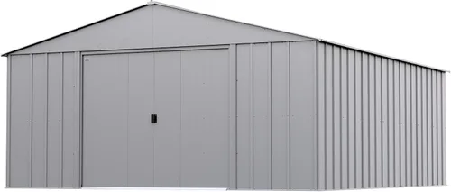 Vista 14 de Arrow Classic Cobertizo de metal, 14 x 17, gris flauta