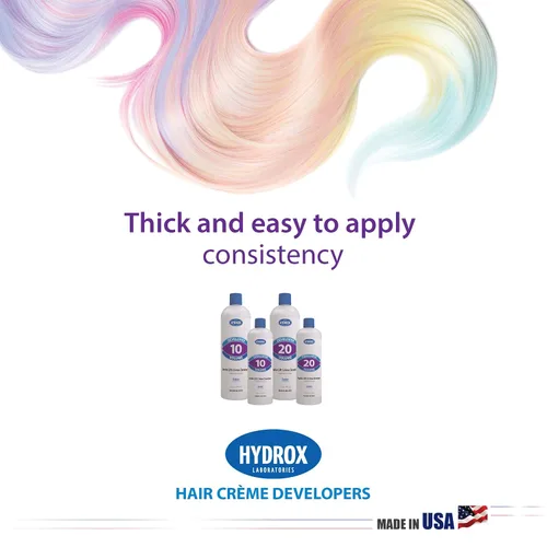 Vista 5 de Hydrox Desarrollador de crema de 10 volúmenes Gentle Lift, 16 onzas (individual)