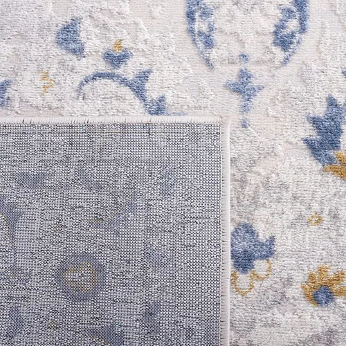 Vista 4 de SAFAVIEH Palma Collection - Alfombra decorativa de 4 pies 5 pulgadas x 6 pies 5 pulgadas, diseño de medallón floral, no desprende pelusa y de fácil