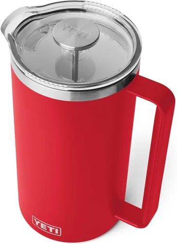 Vista 12 de YETI Rambler - Cafetera de prensa francesa de 34 onzas, color rojo rescate