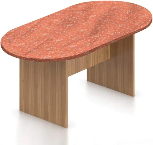 Vista 9 de XISUNYA Mantel ajustable ovalado, con ruedas de madera de granero, de poliéster elástico, para puerta de granero de madera, diseño vintage