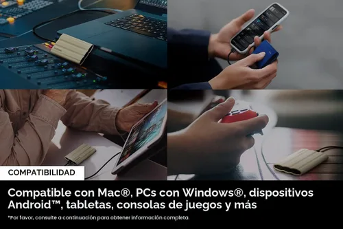 Vista 3 de Samsung T7 Shield 2TB, SSD portátil, hasta 1050MB/s, USB 3.2 Gen2, resistente, clasificación IP65, para fotógrafos, creadores de contenido