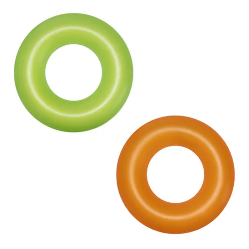 Vista 2 de Bestway Flotador Hinchable Liso Neon Color Surtido D91 cm +10 Años Playa y Piscina 36025