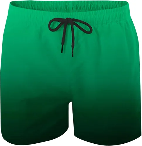 Vista 4 de amidoa Men's Beach Shorts Casual Drawstring Elastic Waist Shorts with Pockets Casual Loose Gradient Relaxed Fit Shorts