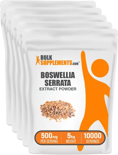 Vista 7 de BulkSupplements.com Extracto en Polvo de Boswellia Serrata - Suplemento de Boswellia, de Resina de Incienso - Vegano y Sin Gluten, 500mg por