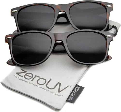 Vista 2 de Gafas clásicas de los años 80, retro, con borde de cuerno grande