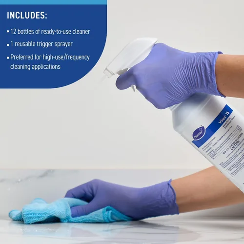 Vista 7 de VIREX Diversey Tb 04743. Limpiador desinfectante, tuberculocida de uso hospitalario, virucida, fungicida con aroma a limón, líquido listo para usar
