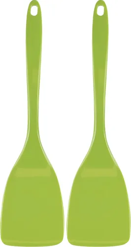 Vista 22 de Reston Lloyd - Espátula para sartenes antiadherentes, resistente al calor, aleta, sin BPA, utensilio de melamina con mango ergonómico de 11 Negro