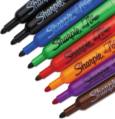 Vista 3 de Sharpie 22478 Rotafolios Rotafolios Punta Bala Ocho Colores 8/Set