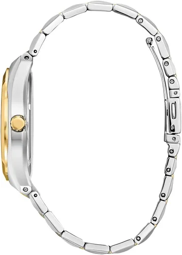 Vista 2 de Citizen Men's Classic Corso Eco-Drive Watch, 3-Hand Date, Luminous Hands and Markers Pulsera de plata/oro y esfera negra