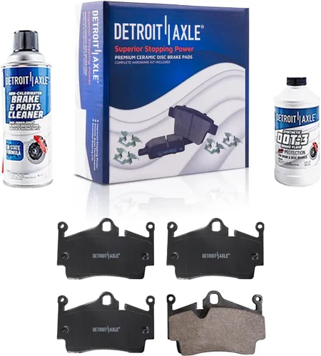 Vista 49 de Detroit Axle - Pastillas de freno para Avalanche Express Suburban Savana Yukon XL 1500 Chevy Tahoe GMC Cadillac Escalade, Pastillas de freno