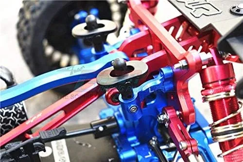 Vista 3 de GPM Para Arrma TALION/LIMITLESS/KRATON Piezas de actualización de aluminio trasero de montaje de poste - 2 piezas Set Azul
