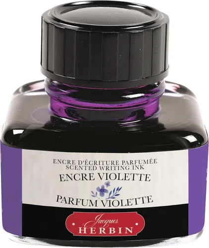 Vista 5 de Herbin Georges Lalo 13710T - Tinta perfumada (1.0 fl oz, 1.9 x 1.9 x 2.0 in), color azul